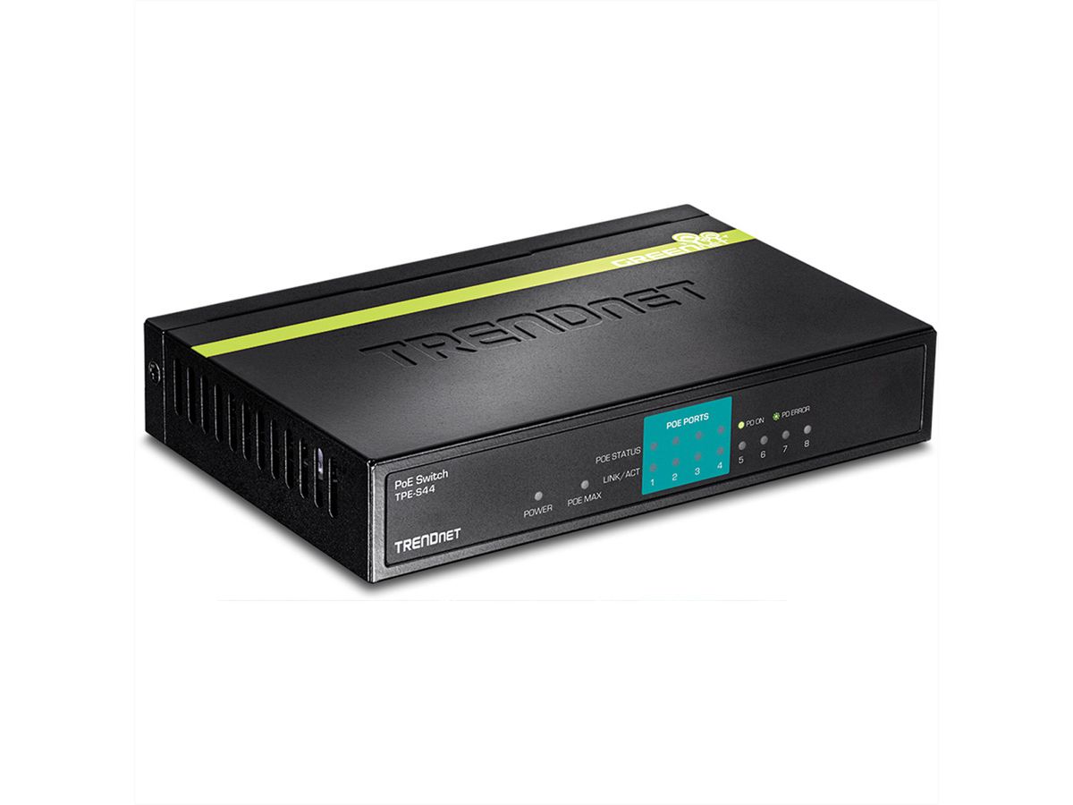 TRENDnet TPE-S44 PoE Switch 8 Port
