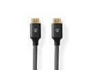 Nedis HDMI High Speed Kabel mit Ethernet, grau, 1 m