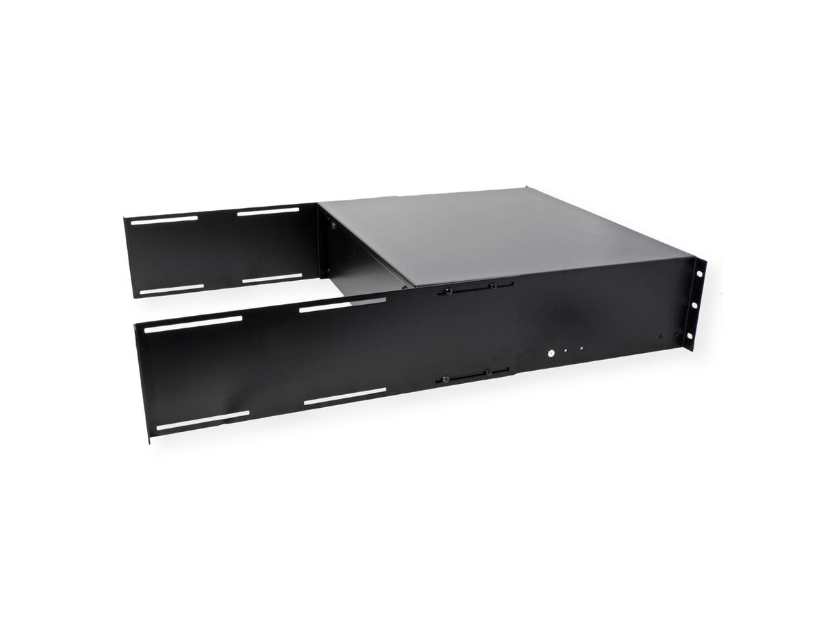ROLINE 19-Zoll Tastatureinschub 3 HE, 400 T abschließbar schwarz