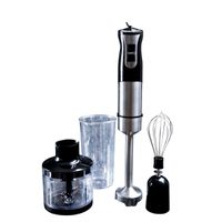 Gastronoma Mixeur plongeant 18210001, noir/argent, 1000W