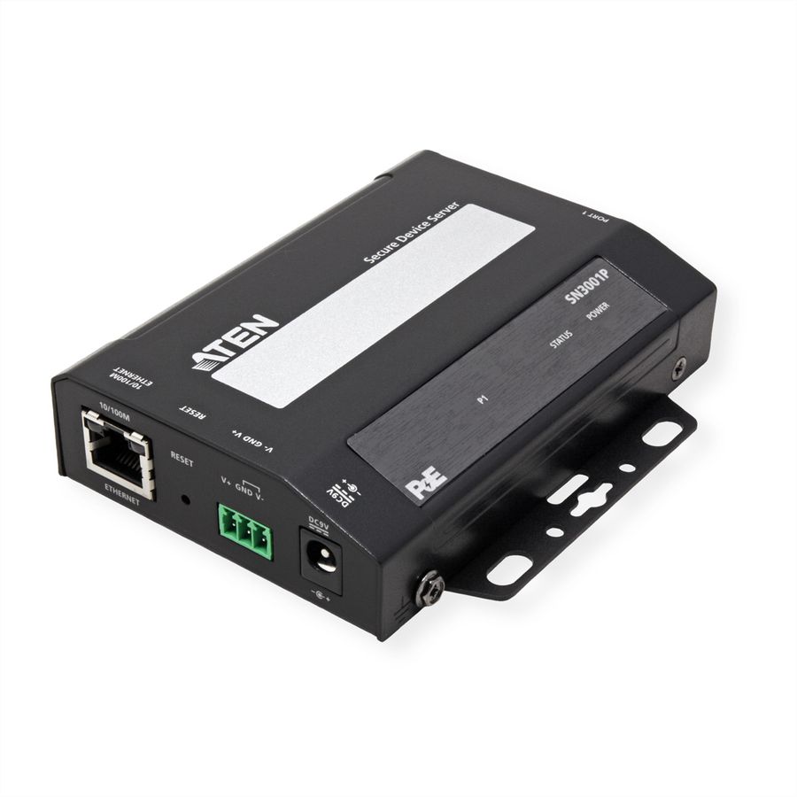 ATEN SN3001P 1-Port RS-232 Secure Device Server PoE