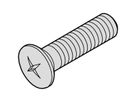 SCHROFF Linsenkopfschraube M5 x 10 - FLAKOSCHR.M5X10 ISO7045 100X