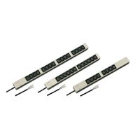 Bâti de prises SCHROFF, IEC C13 avec câble de connexion ouvert, 8x IEC C13, 19"