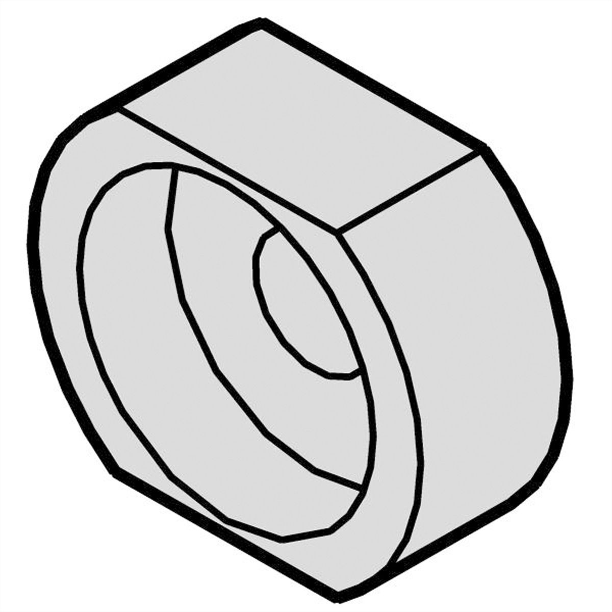 SCHROFF Douilles pour M2.5, laiton nickelé, 100 pièces