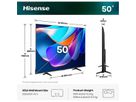 Hisense TV 50A6S 50", 4K, 60Hz, 300 Nits