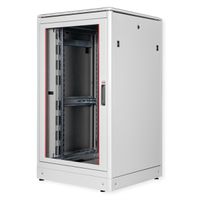 ROLINE 19-Zoll Netzwerkschrank Pro 26 HE, 800x800 BxT Glastür grau