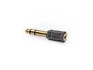 Adaptateur stéréo Nedis, 6.35mm ST, 3.5mm femelle BU, ST/BU