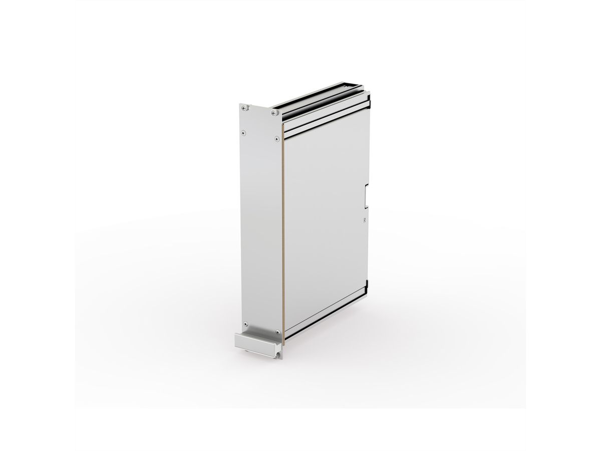 SCHROFF Unité enfichable de type cadre PRO Kit, blindé, capot lisse, 1 connecteur, 6 U, 10 HP, 167 mm