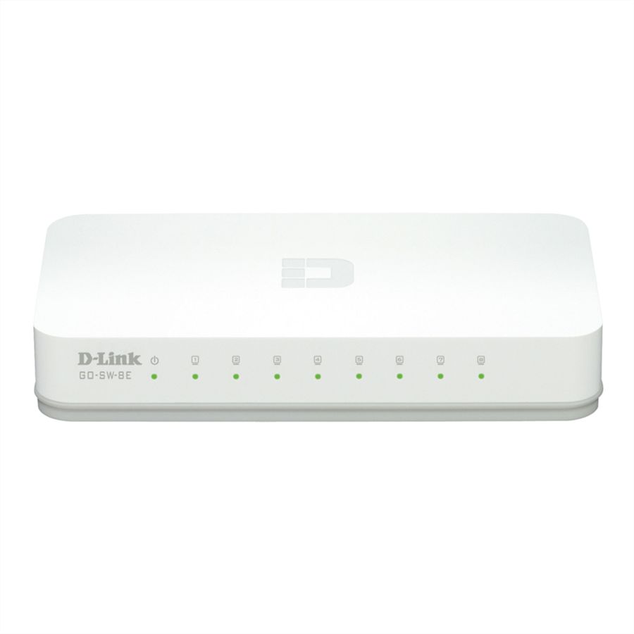 D-Link GO-SW-8E/E Switch bureau 8 ports Fast Ethernet