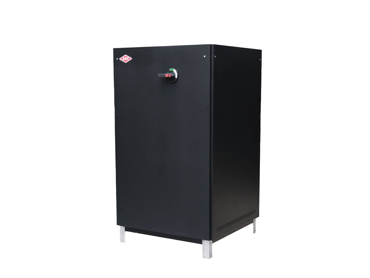 AEC IST7 20kVA - Online Tower USV –  32x 80Ah Batterien – 56 Min. Autonomie bei 100% Last, keine internen Batterien – externer Batterieschrank BB7 mit 32x 80Ah LL