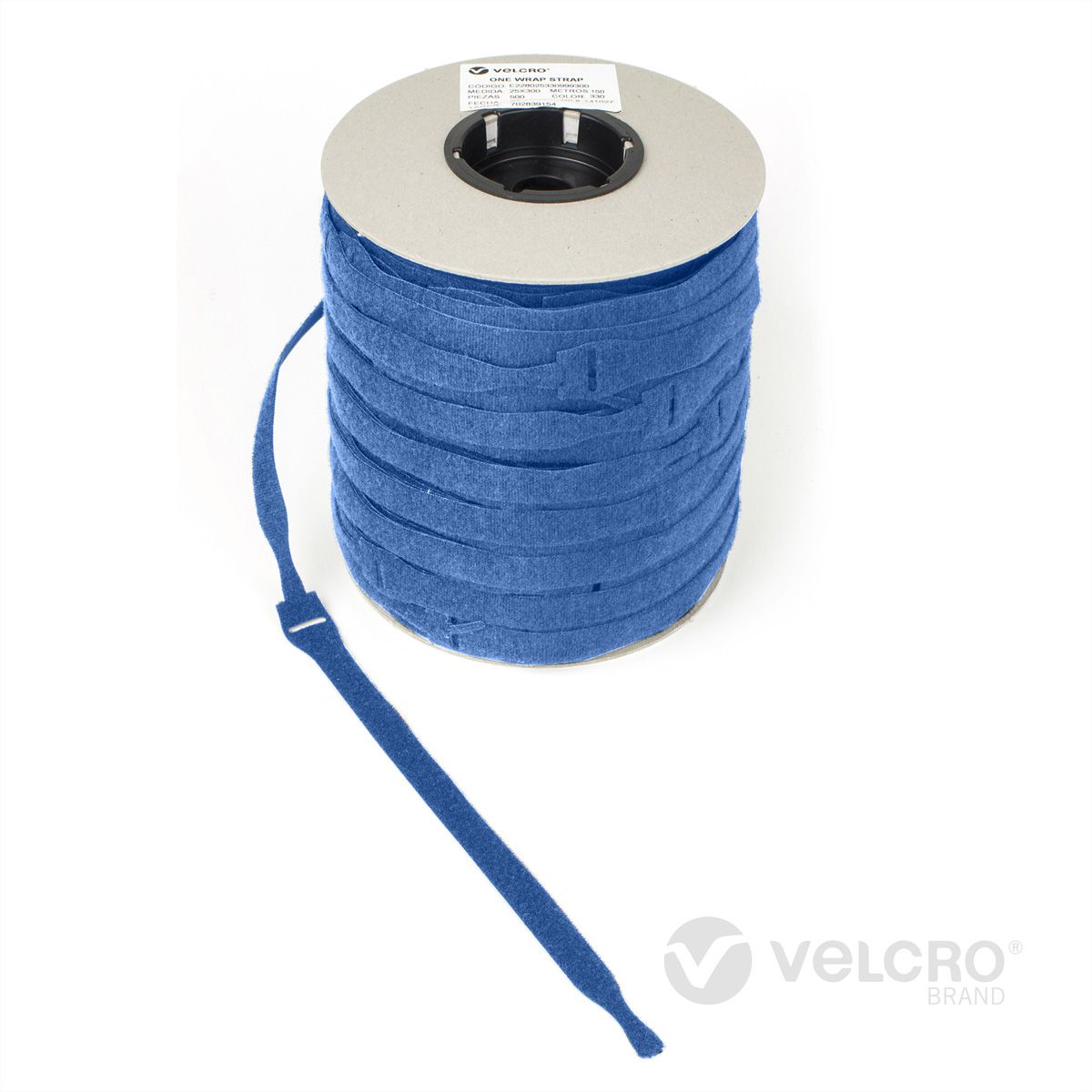 VELCRO® One Wrap® Strap 20mm x 230mm, 750 pièces, bleu