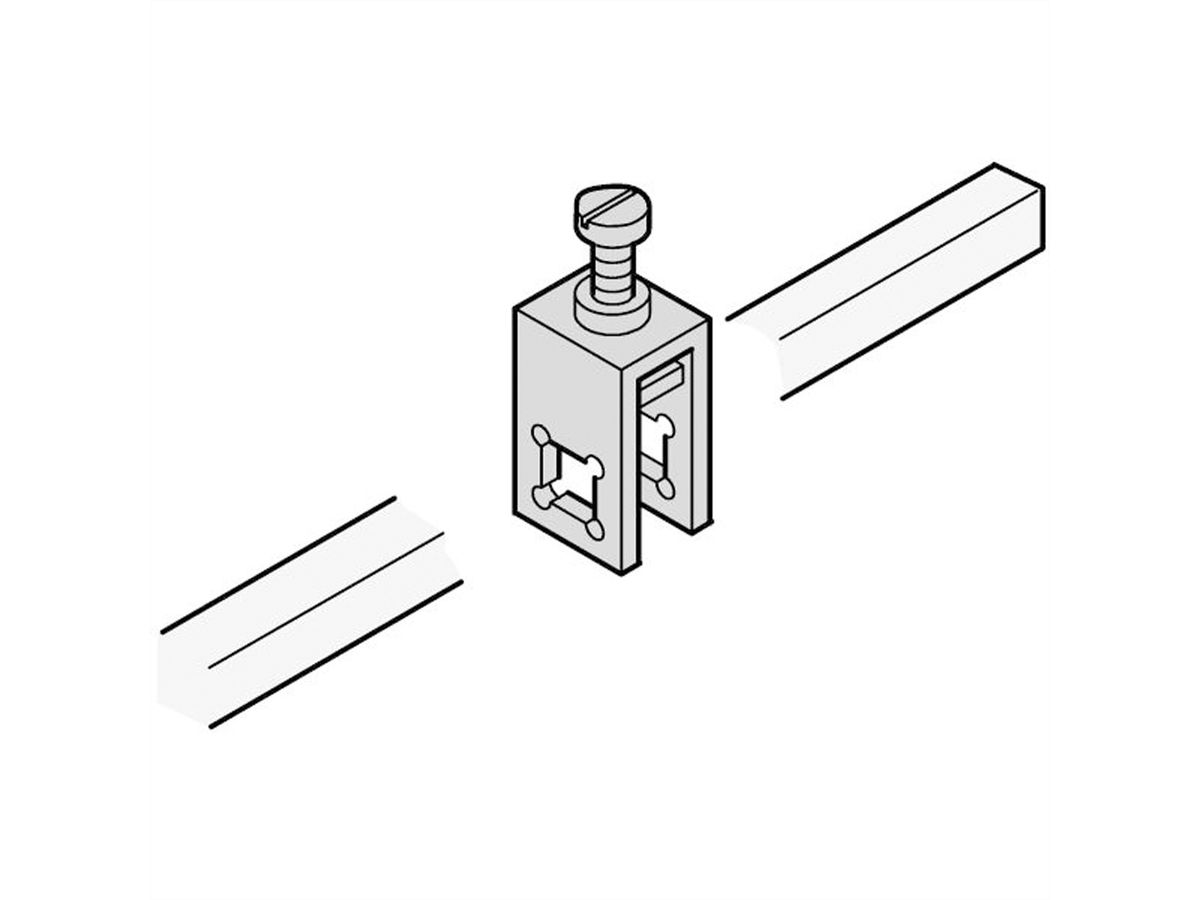 Borne de raccordement SCHROFF pour rail GND/Earthing, 16 mm²