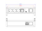 BACHMANN DESK 1x interrupteur 3x contact de protection 1x ABD GST18