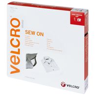 VELCRO® Crochets & velours 30mmx10m noir, bande à coudre