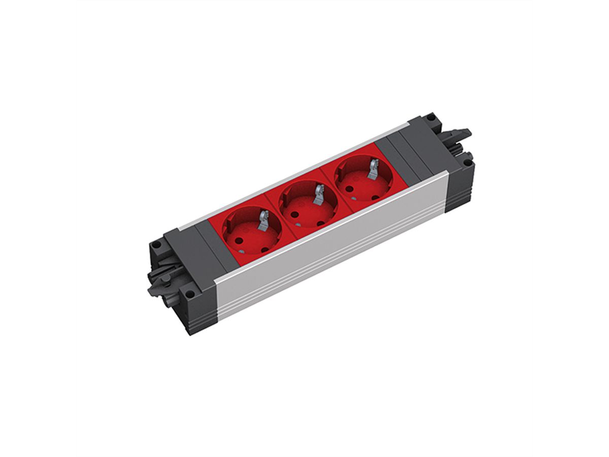 BACHMANN STEP ALU 3xCEE7/3 rot GST18