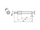 SCHROFF EuropacPRO Cheville de codage SNCF, Diamètre 6.5mm