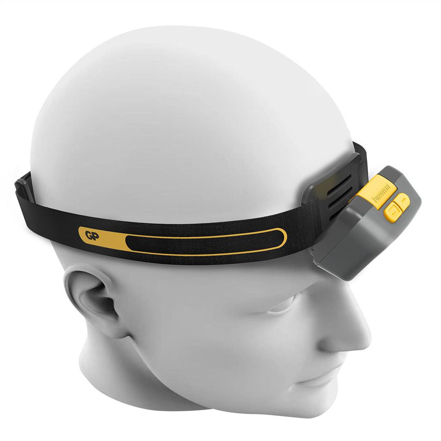 GP Discovery lampe frontale CH33 100lm, noir/vert