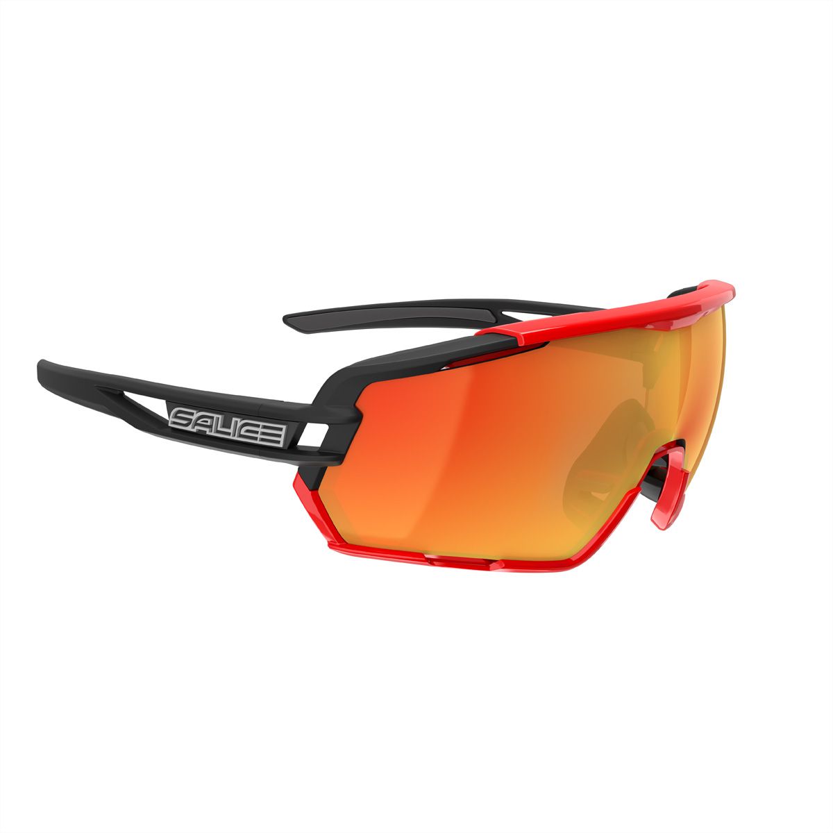 Salice Occhiali Lunettes de sports 020RWX, Black/Red / RW Red