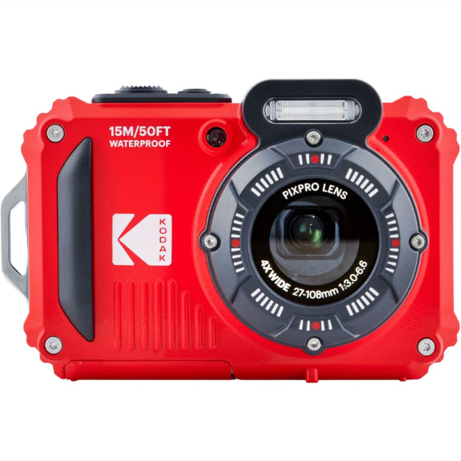 Kodak Unterwasserkamera WPZ2RD Bundle, inkl. 2nd Batterie + micro 16Go SD card
