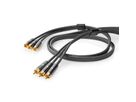 Nedis Composite-Videokabel 3x Cinch ST/ST, 2 m