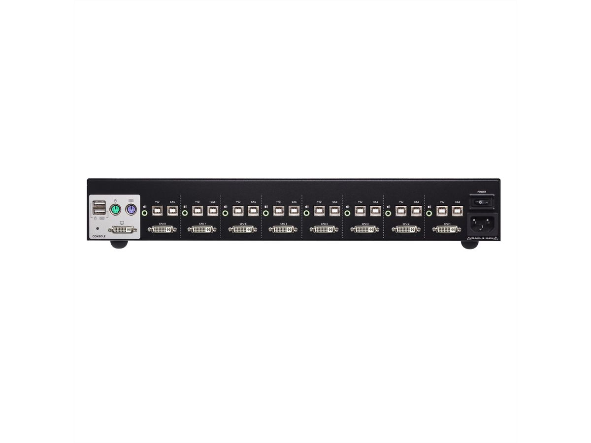 ATEN CS1188D Commutateur KVM sécurisé DVI USB à 8 ports