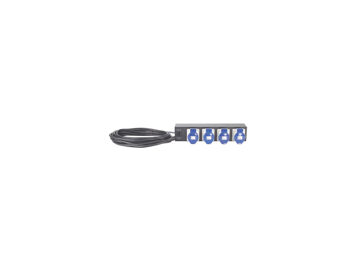 APC Rack PDU Extender, Basic, 2U, 32A, 230V, (4) IEC 309-32 unité de distribution d'énergie 4 sortie(s) CA Noir