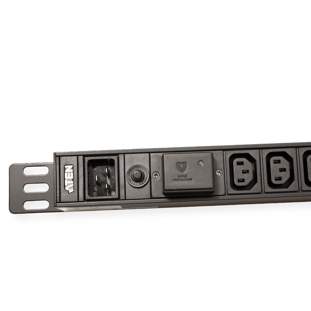 ATEN PE0118SG PDU de base 1U 10A avec protection contre les surtensions, 18 ports