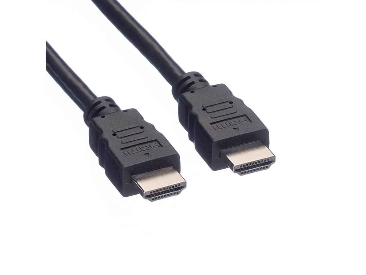 VALUE Câble de raccordement pour écran HDMI High Speed M-M, noir, 3 m