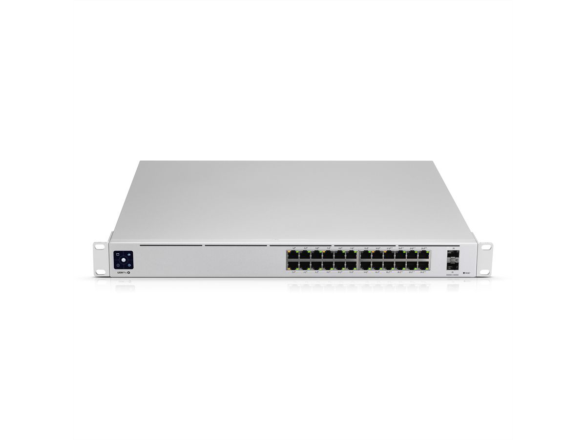 UBIQUITI USW-Pro-24-POE 802.3at/bt Gen2 24-Port PoE Gigabit Switch mit SFP+