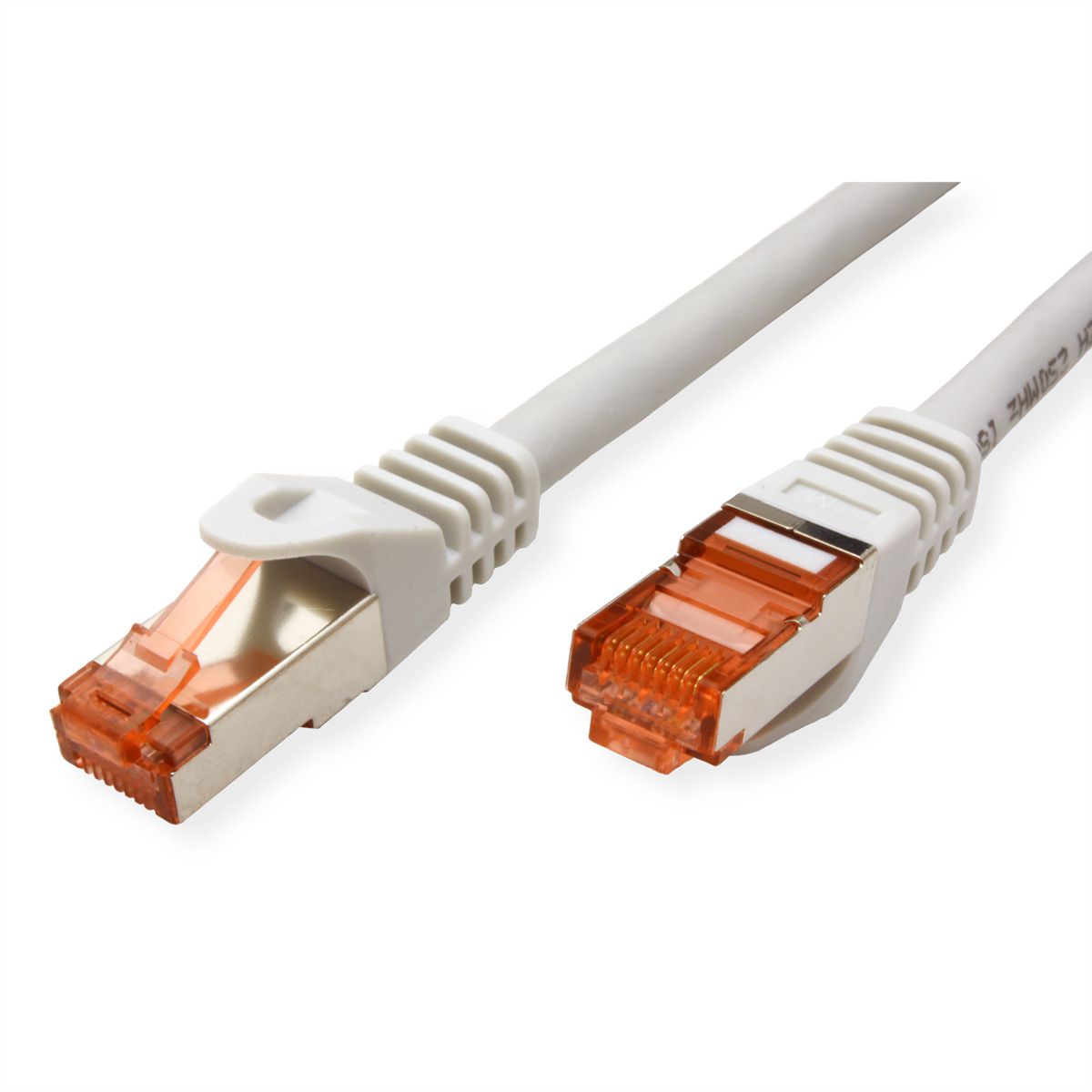 Cordon ROLINE S/FTP(PiMF) Cat.6, LSOH, Component Level, gris, 0,5 m