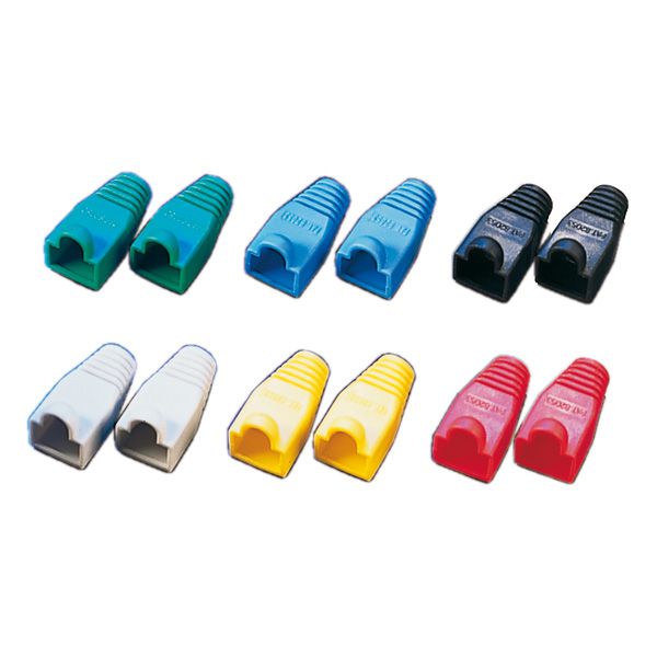 Knickschutztülle blau, für RJ-45, 10 Stck