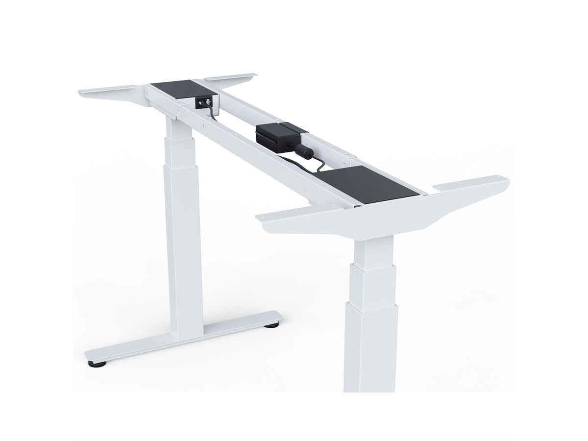 WRK21 Pied de table Work, 100-180 x 80 / 66,5-130,5cm Hauteur