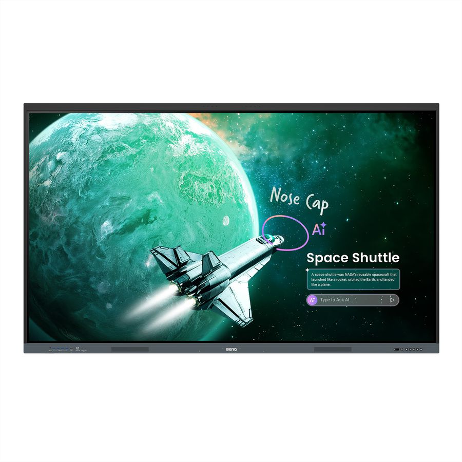 BenQ Écran interactif RE8605 86", 4K UHD, 500 nits, tactile 50 points