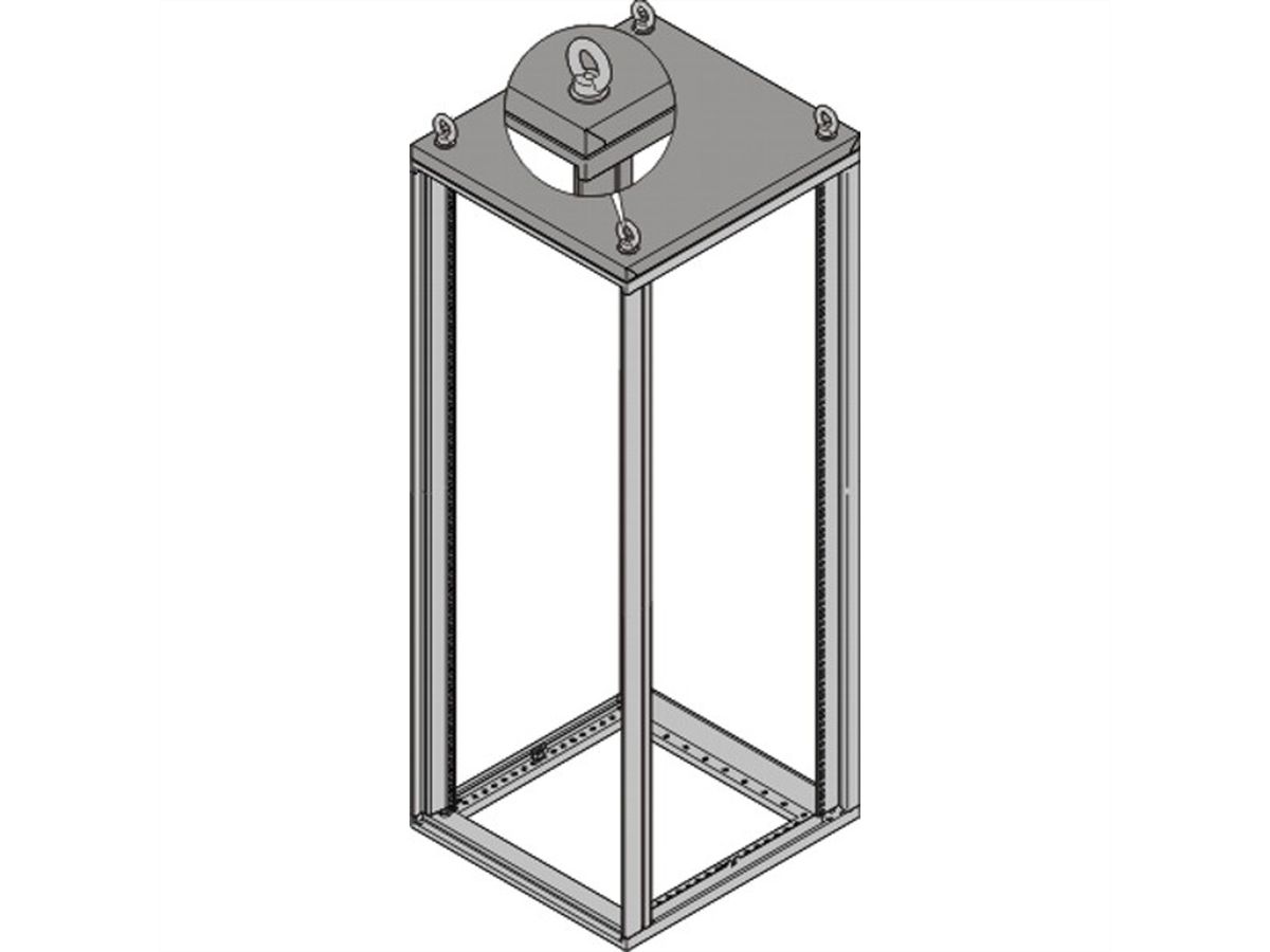 Oeillets de levage Novastar SCHROFF pour capot supérieur surélevé ou en éventail