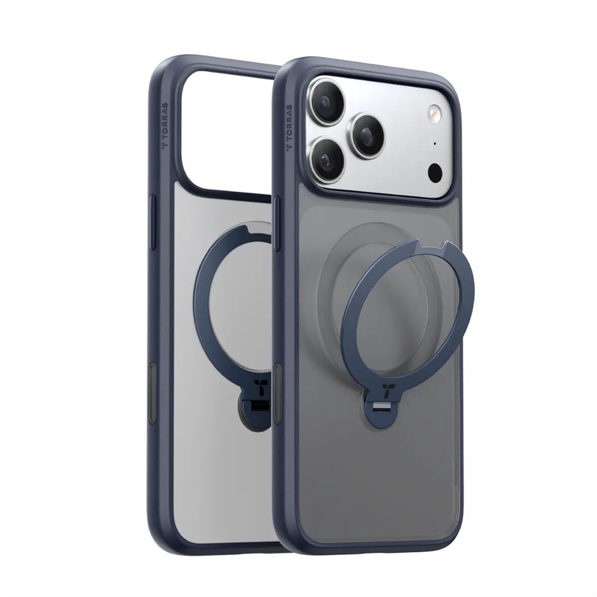 Torras Ostand 360° Case, iPhone 17 Pro Max, MagSafe, noir