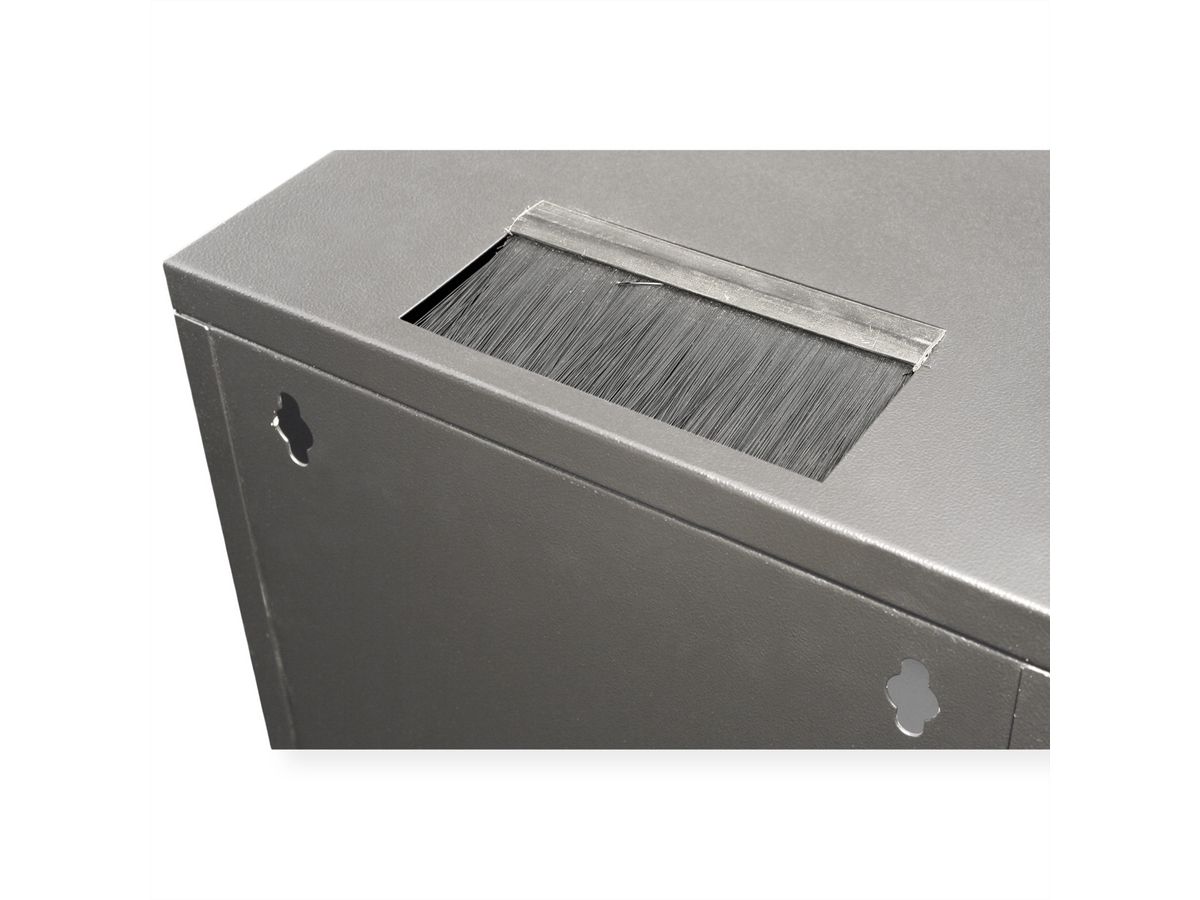 ROLINE 10" Boîtier mural 6U, 312x300 LxP  noir