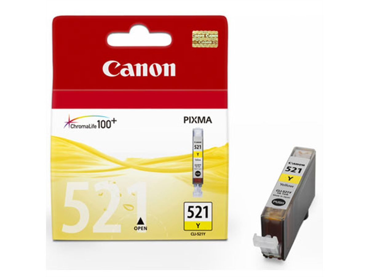 CANON CLI-521Y, Cartouche jaune