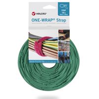 VELCRO® One Wrap® Strap 20mm x 230mm, 100 pièces, vert