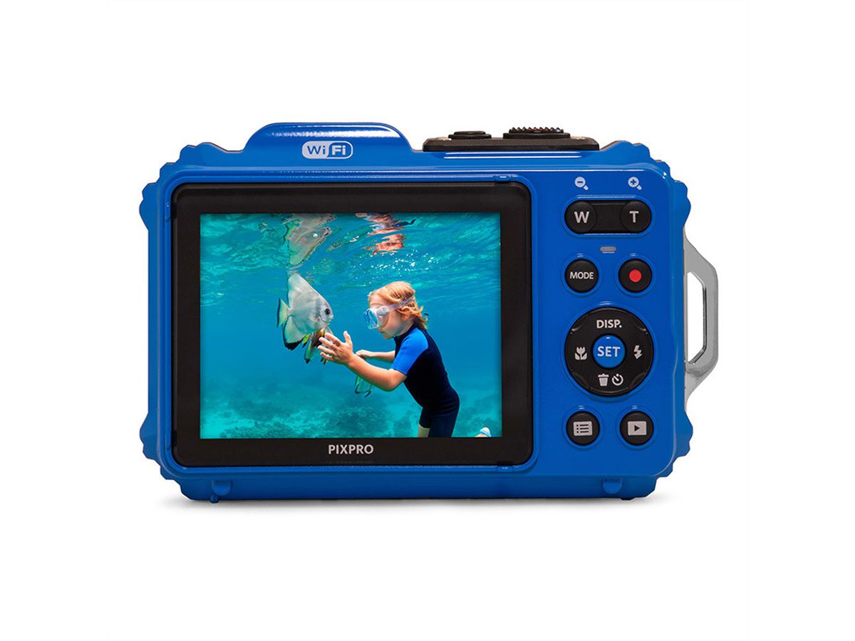 Appareil photo sous-marin Kodak WPZ2BL Bundle, inkl. 2ème batterie + carte SD micro 16Go