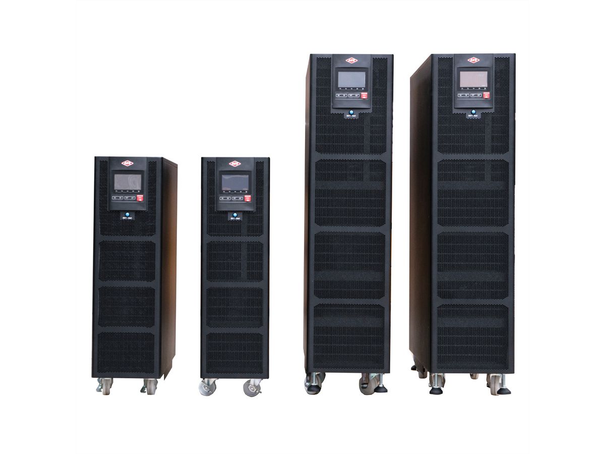 AEC IST7 20kVA - Online Tower USV –  160x 9Ah Batterien – 27 Min. Autonomie bei 100% Last, mit internen Batterien – 40x 9Ah LL & externer Batterieschrank BB5 mit 120x 9Ah LL