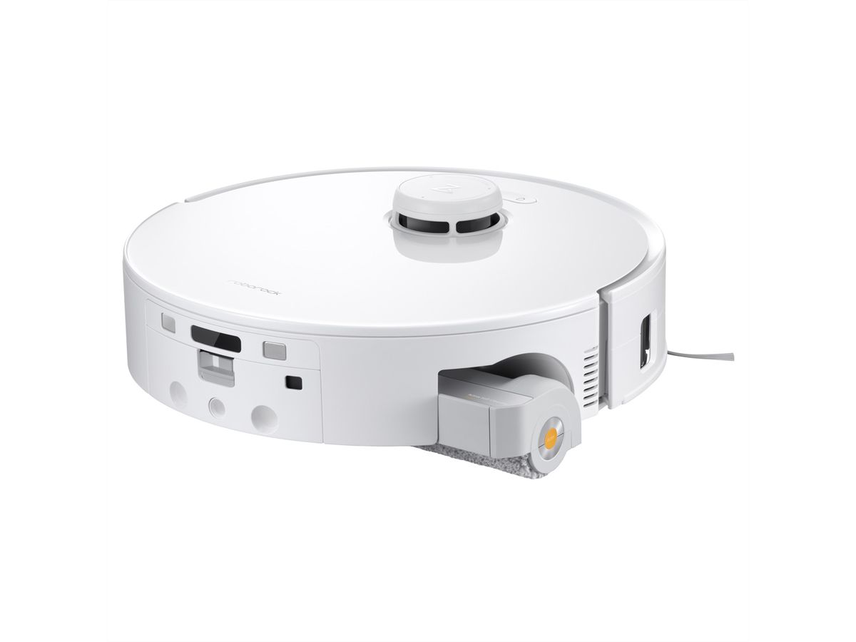 Roborock Aspirateur robot Qrevo Curv 2 FlowX, blanc