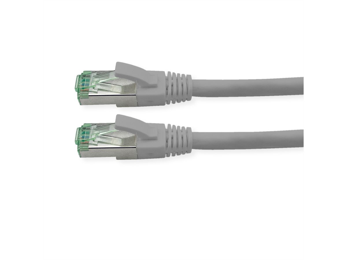 ROLINE RM Patchkabel Cat.6A S/FTP (PiMF), grau, 20 m