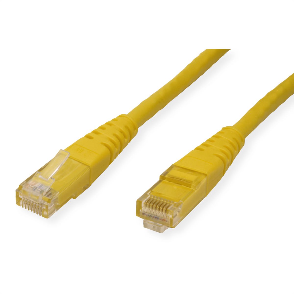 Cordon ROLINE Cat.6 (Classe E) UTP, jaune, 5 m