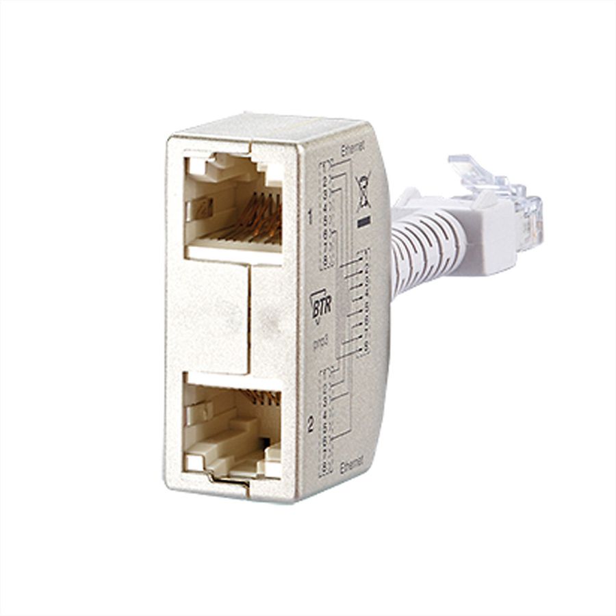 METZ CONNECT Cable Sharing Adapter pnp3, Ethernet/Ethernet, 2 St.