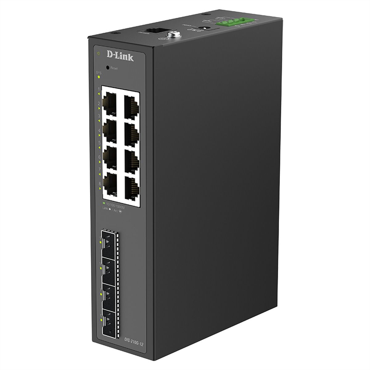 D-Link DIS-210G-12 Switch 12 ports, Smart Managed Gigabit industriel