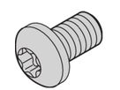 SCHROFF Torx-Linsenkopfschraube - LIKOSR M2.5X6 TORX 100STK