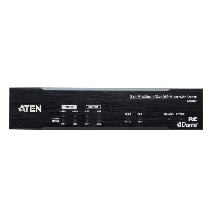 ATEN AD202E DSP Mixer 2-CH mit DSP und Dante