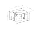 Hagor Adaptateur de rail CPS - Back to Back Rail, adapter for pole-series