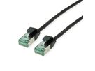 ROLINE RM U/FTP DataCenter Patchkabel Cat.6A (Class EA), slim, schwarz, 5 m