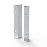 SCHROFF 19"-Winkel Typ F mit / ohne Grifflöcher für Textildichtung - 19"WINKEL 4HE O.GR. 2STK